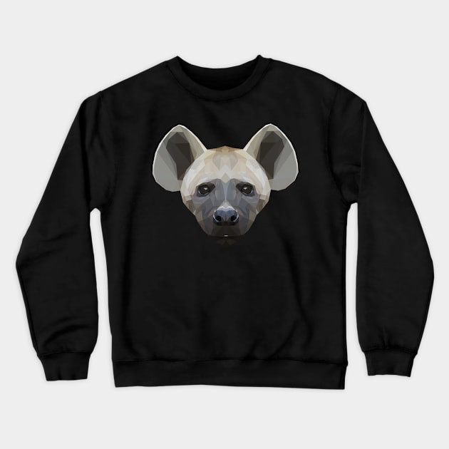 Geometrical Hyena Crewneck Sweatshirt by ErinFCampbell